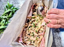 Pressé de poulet à l'estragon : Etape 3