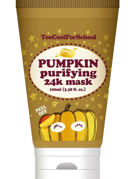 Pumpkin 24k Gold Mask, Too Cool For School