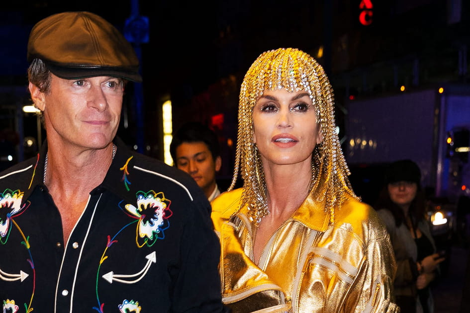 La coiffure originale de Cindy Crawford