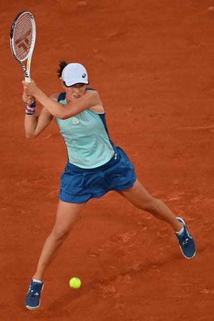 La joueuse de tennis Iga Świątek à Roland-Garros en 2022