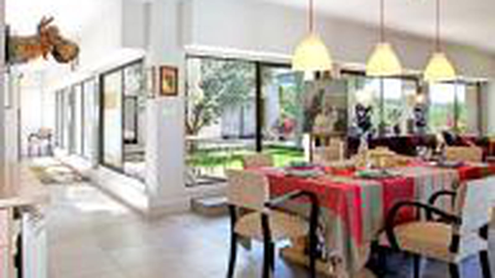 Vue sur le patio