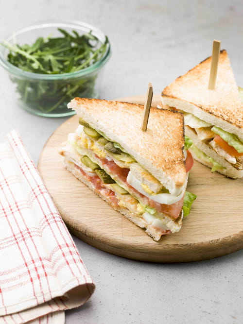 Club sandwich royal au poulet