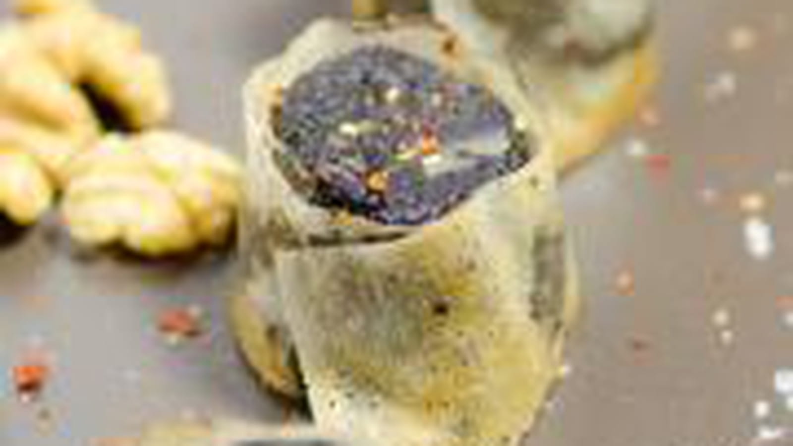 Croustillants de boudin noir au porto et noix