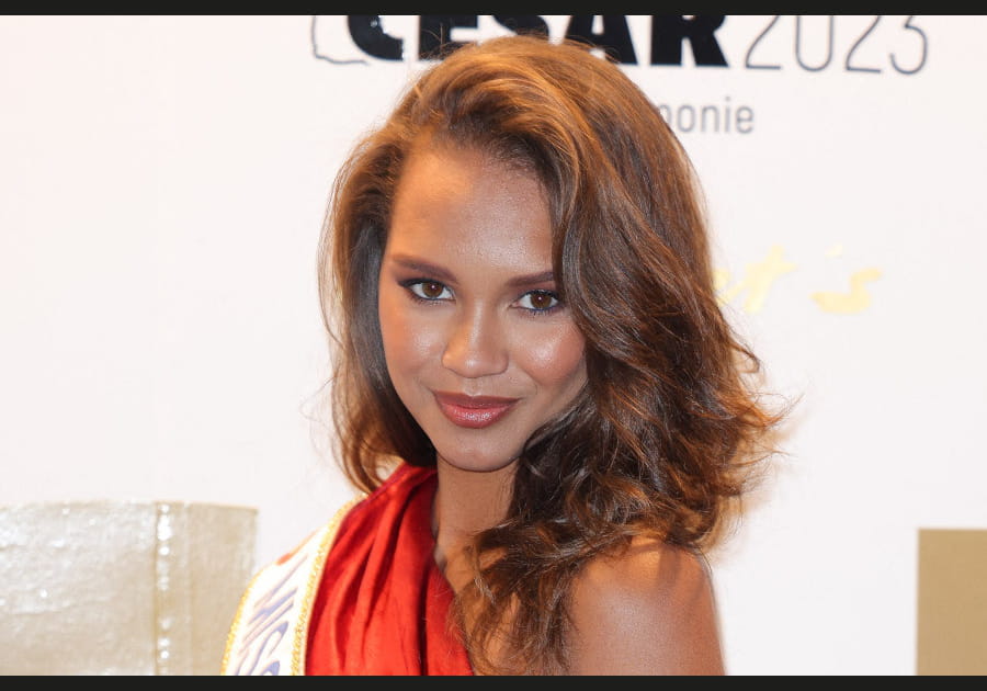 Les l&egrave;vres glossy d'Indira Ampiot