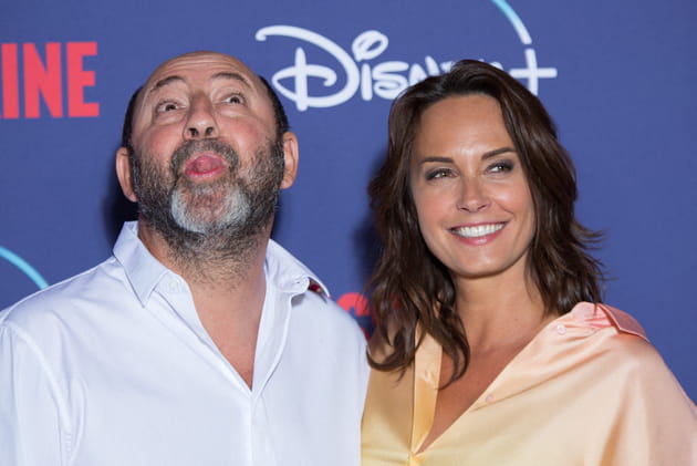 Kad Merad et Julia Vignali &agrave; l'avant-premi&egrave;re de "Oussekine" au Grand Rex, le 9&nbsp;mai