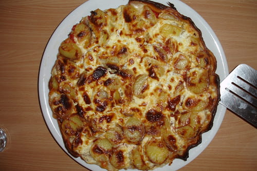Tarte aux pommes de Terre et au comté