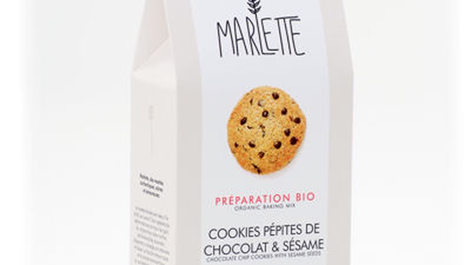 Préparation bio Cookies pépites de chocolat & sésame de Marlette