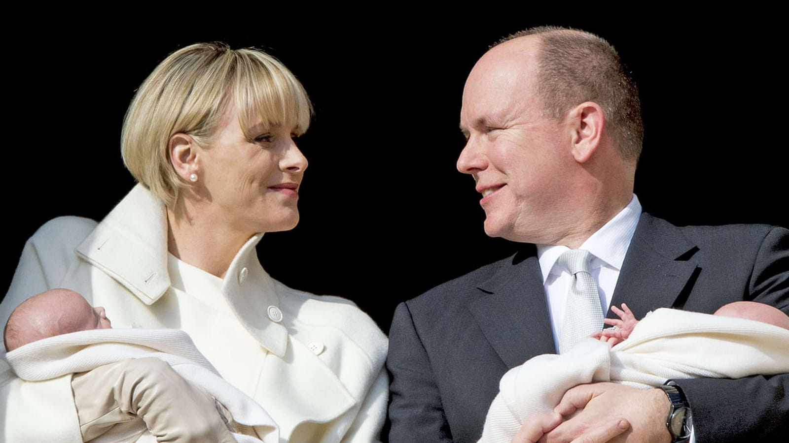 Charlène de Monaco, Jacques et Gabriella Grimaldi, le prince Albert II