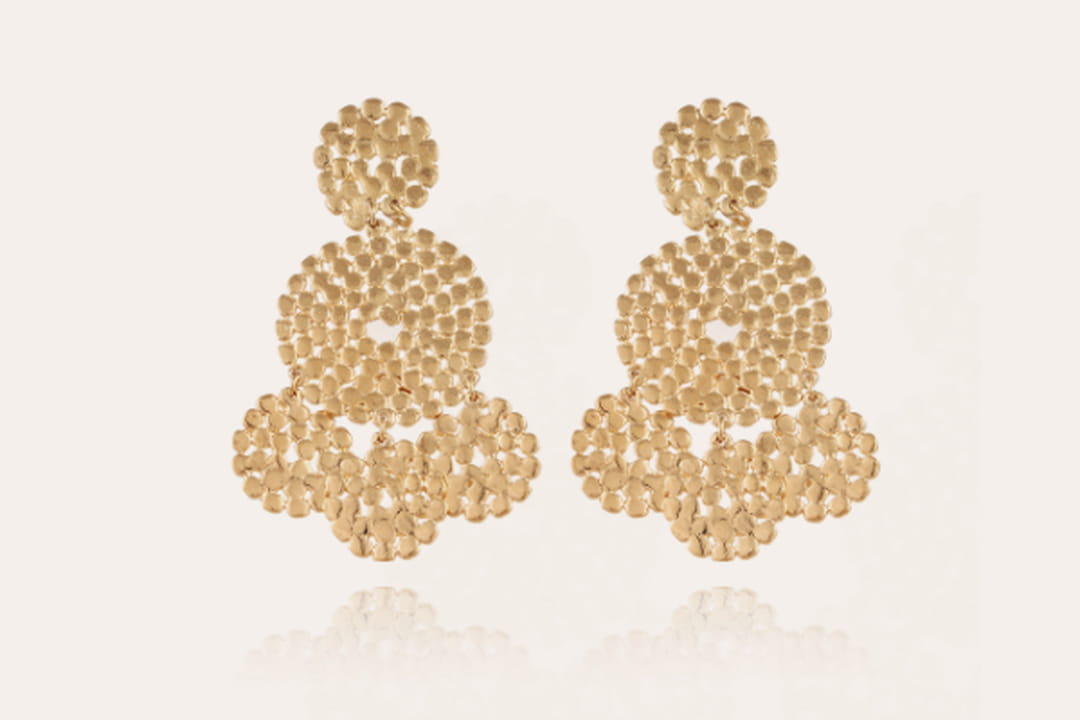 Boucles d'oreilles "Lucky Sequin" de Gas Bijoux
