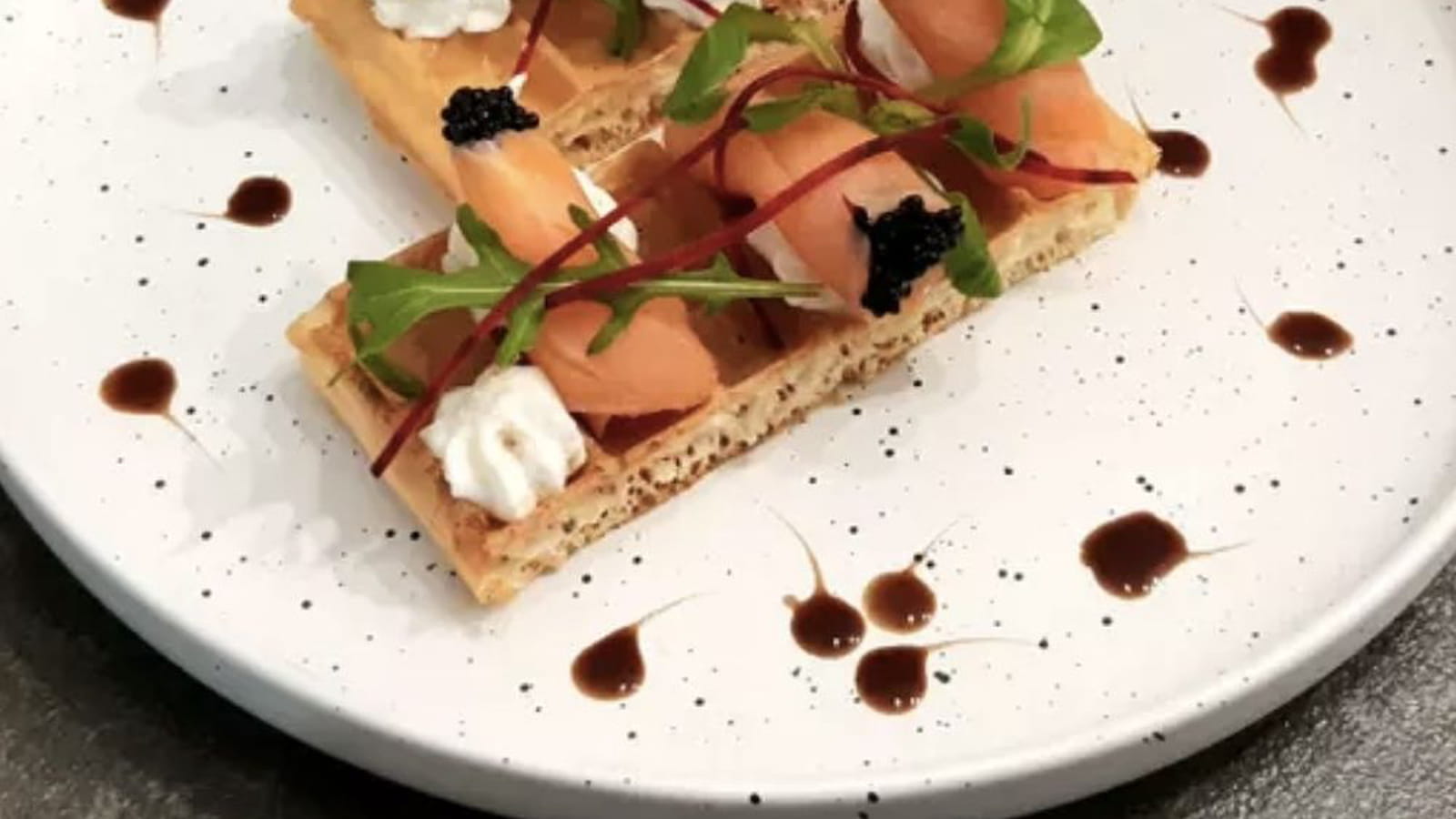 Gaufres au saumon