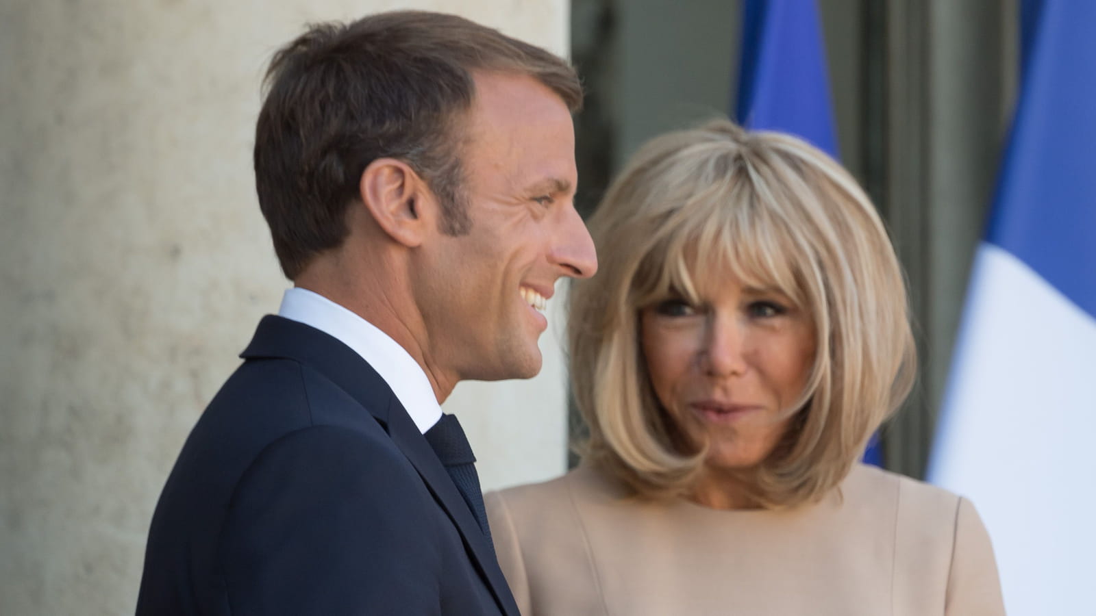 Brigitte et Emmanuel Macron