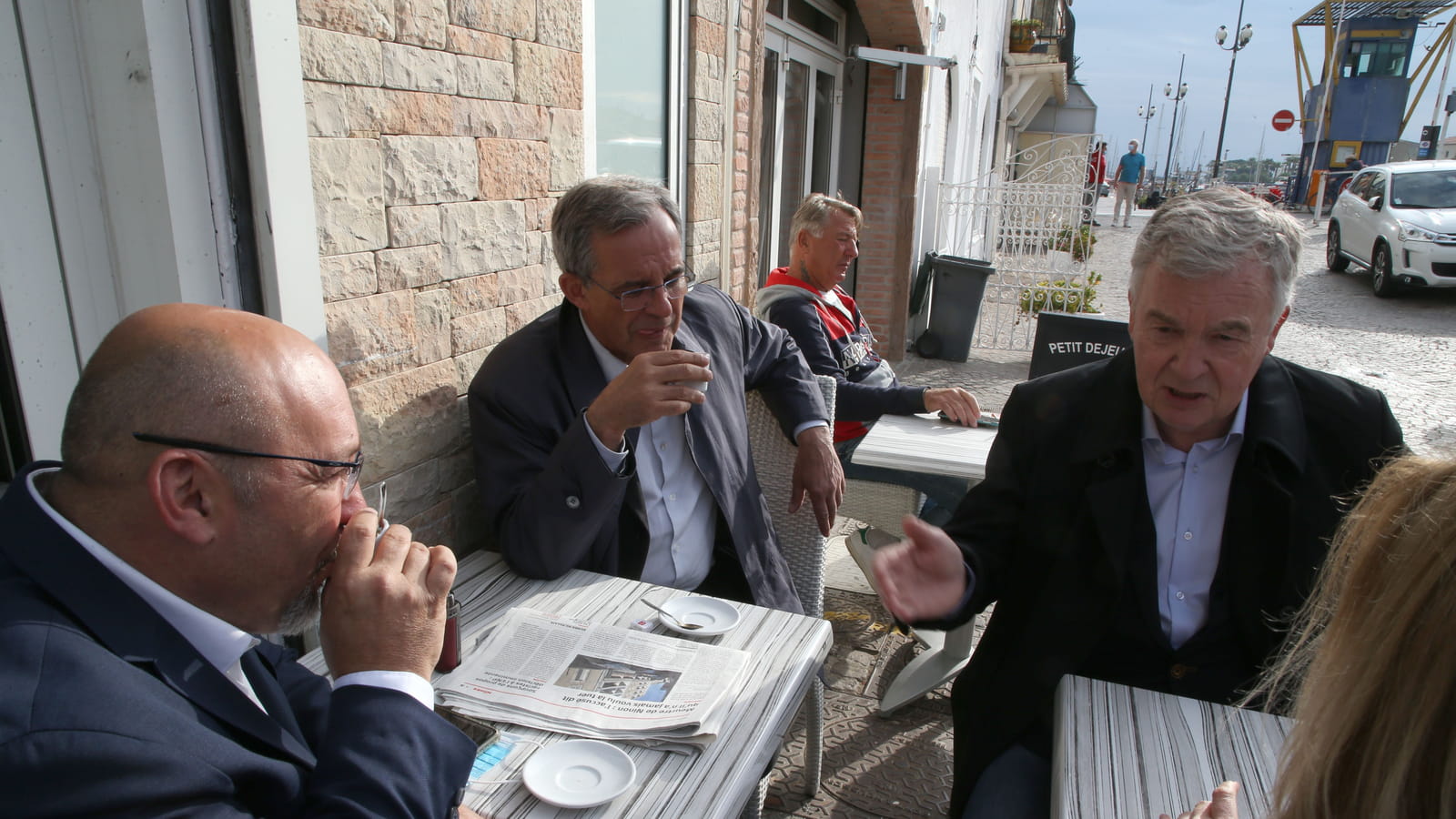 Fréderic Boccaletti, Thierry Mariani et Jean-Paul Garraud