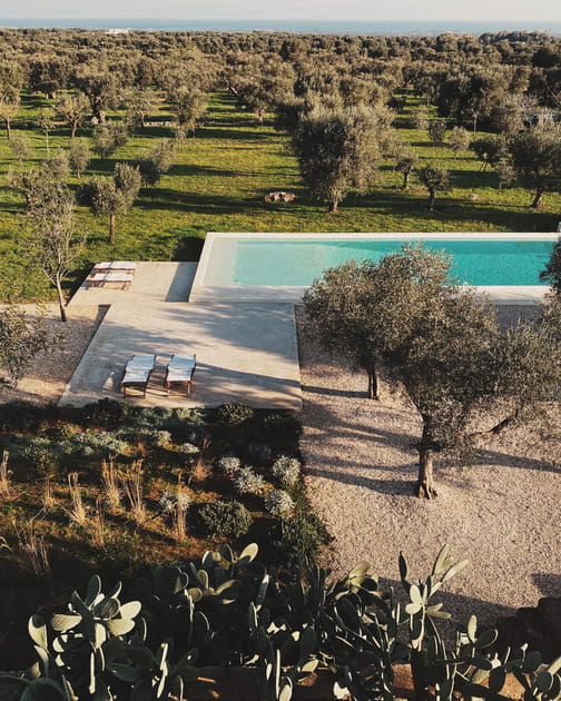 Un jardin italien entre cactus et oliviers