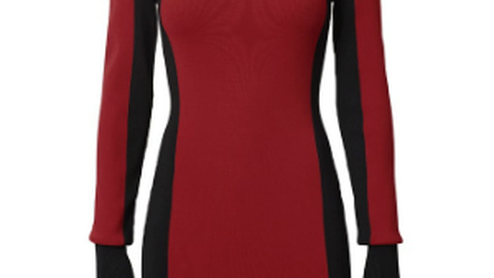Robe bicolore