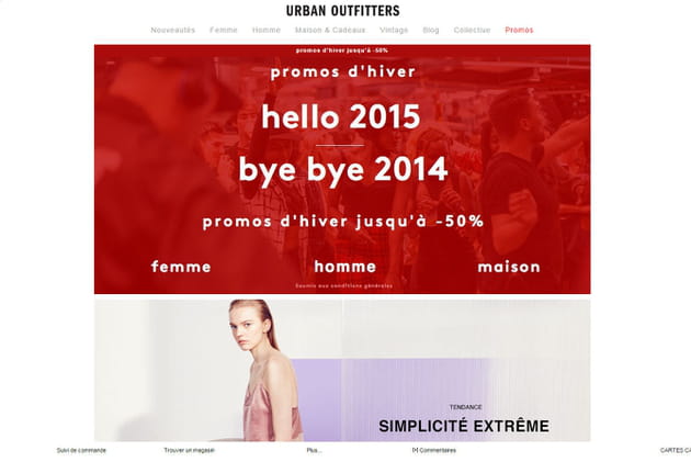 Le e-shop de Urban Outfitters