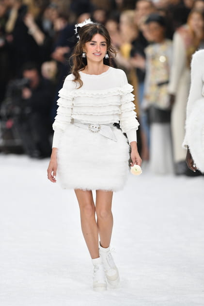 Pénélope Cruz au défilé Chanel