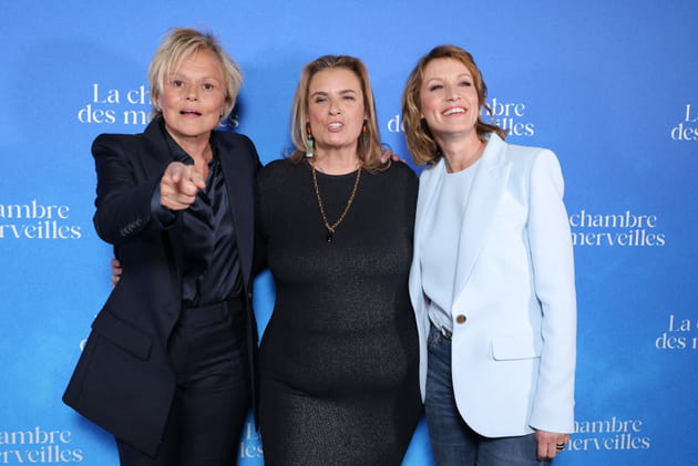 Muriel Robin, Alexandra Lamy et Lisa Azuelos, avant-première de La chambre des merveilles