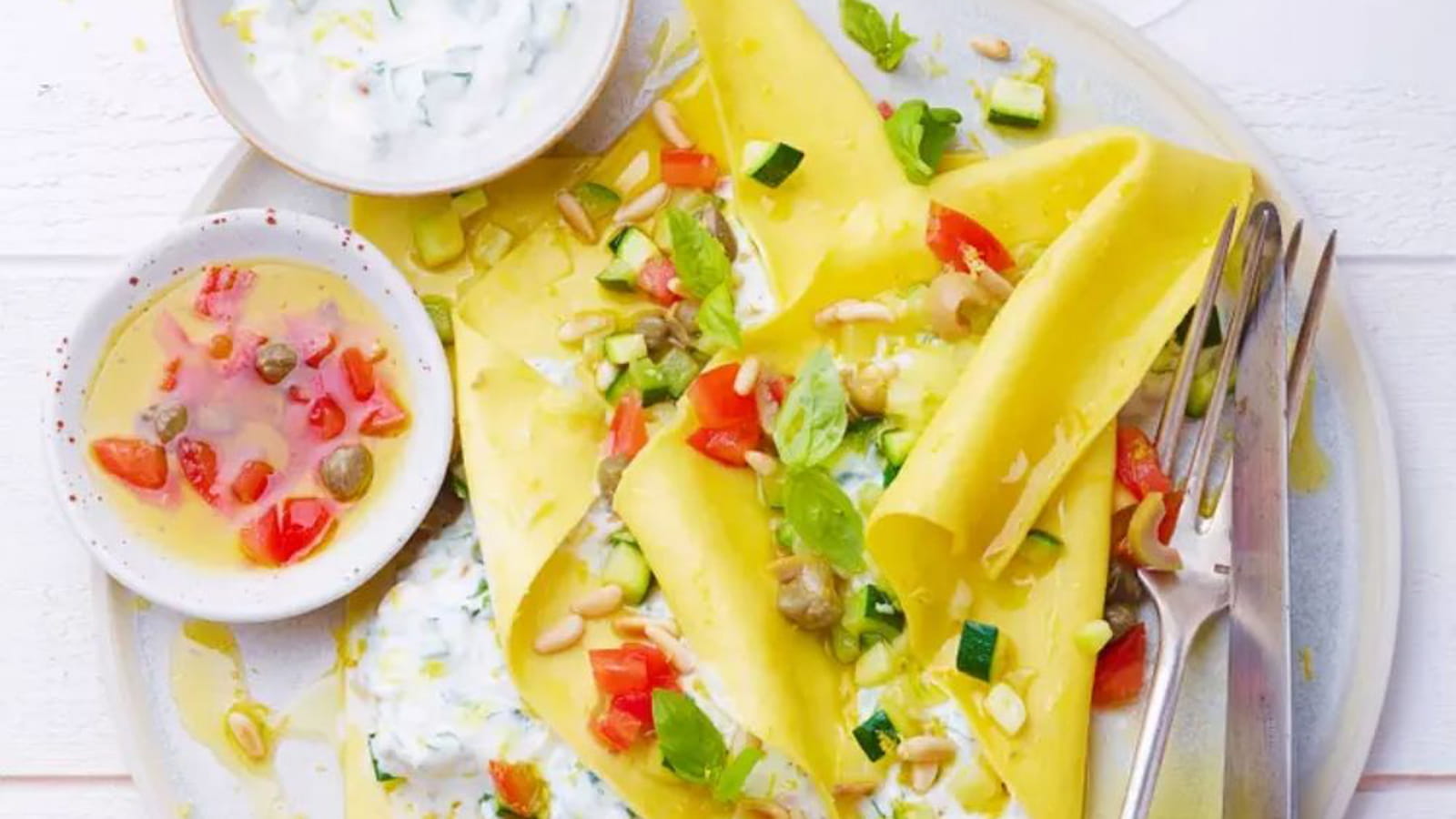 Ravioles d'été au fromage blanc