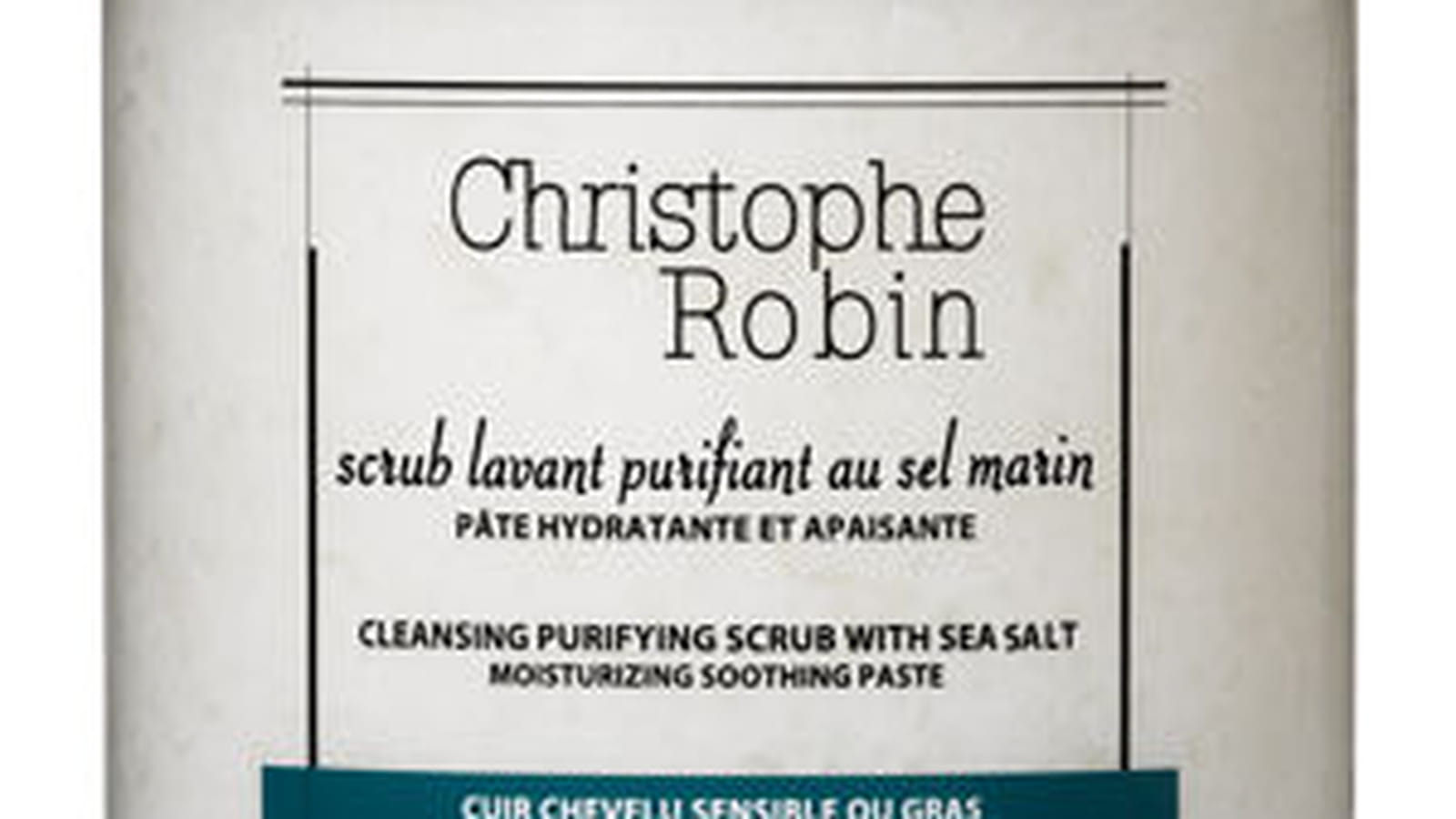 Scrub lavant purifiant au sel marin de Christophe Robin