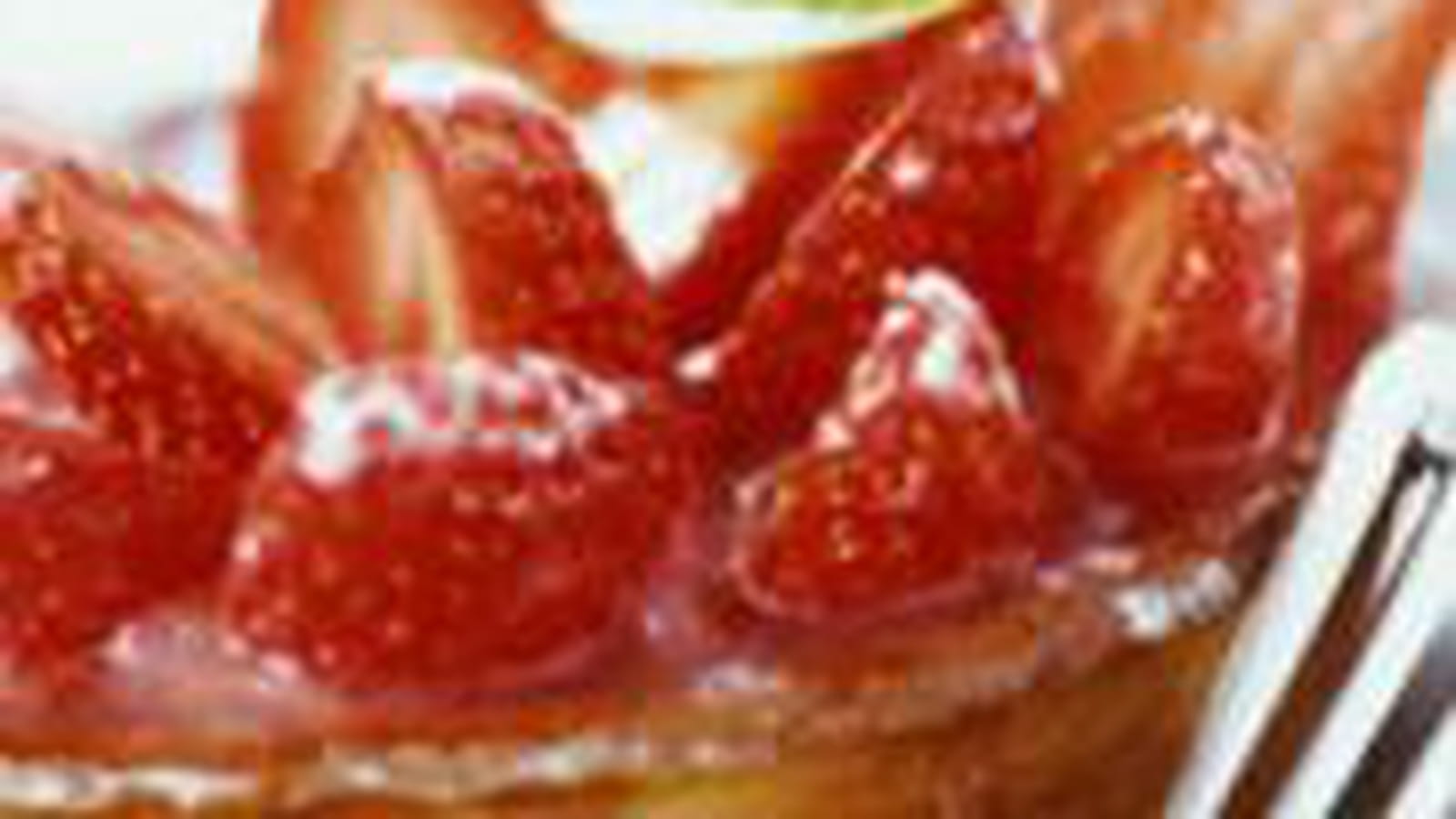 Tarte fraise-rhubarbe