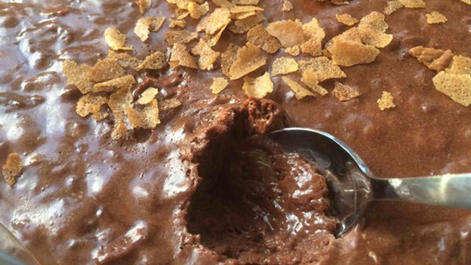 Mousse chocolat praliné croustilante