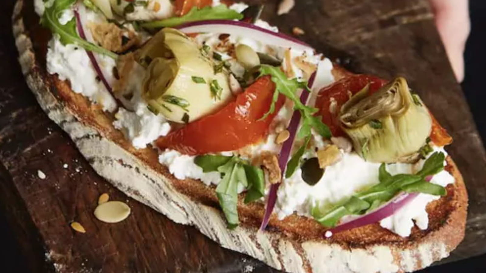 Tartines du soleil aux 4 légumes