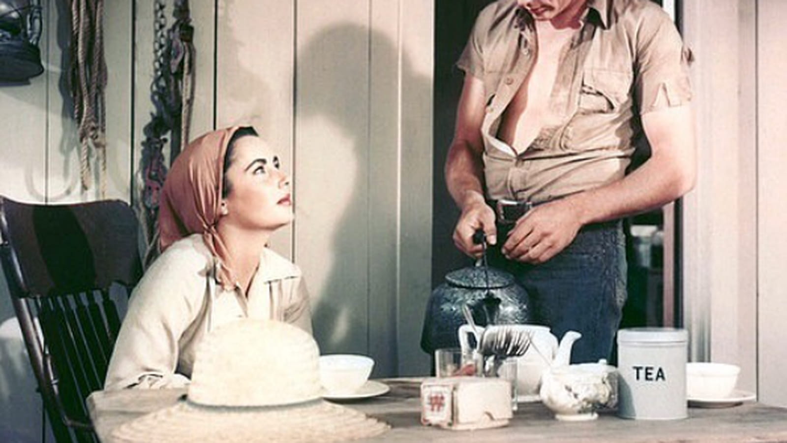Elizabeth Taylor et James Dean