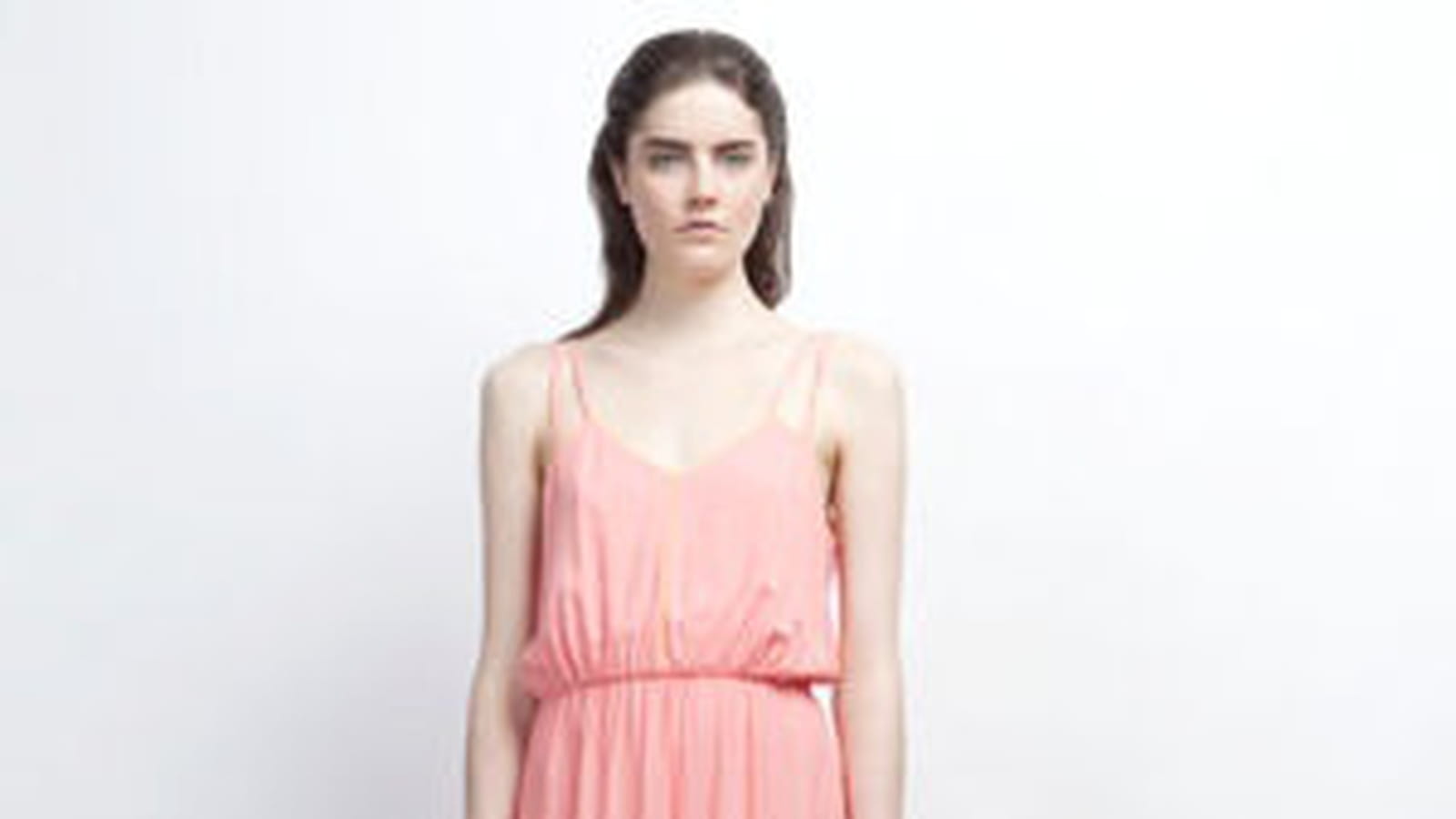 Robe longue rose de Sud Express