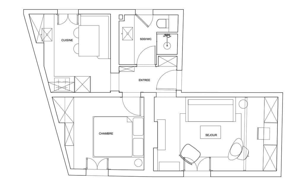 Le plan apr&egrave;s travaux