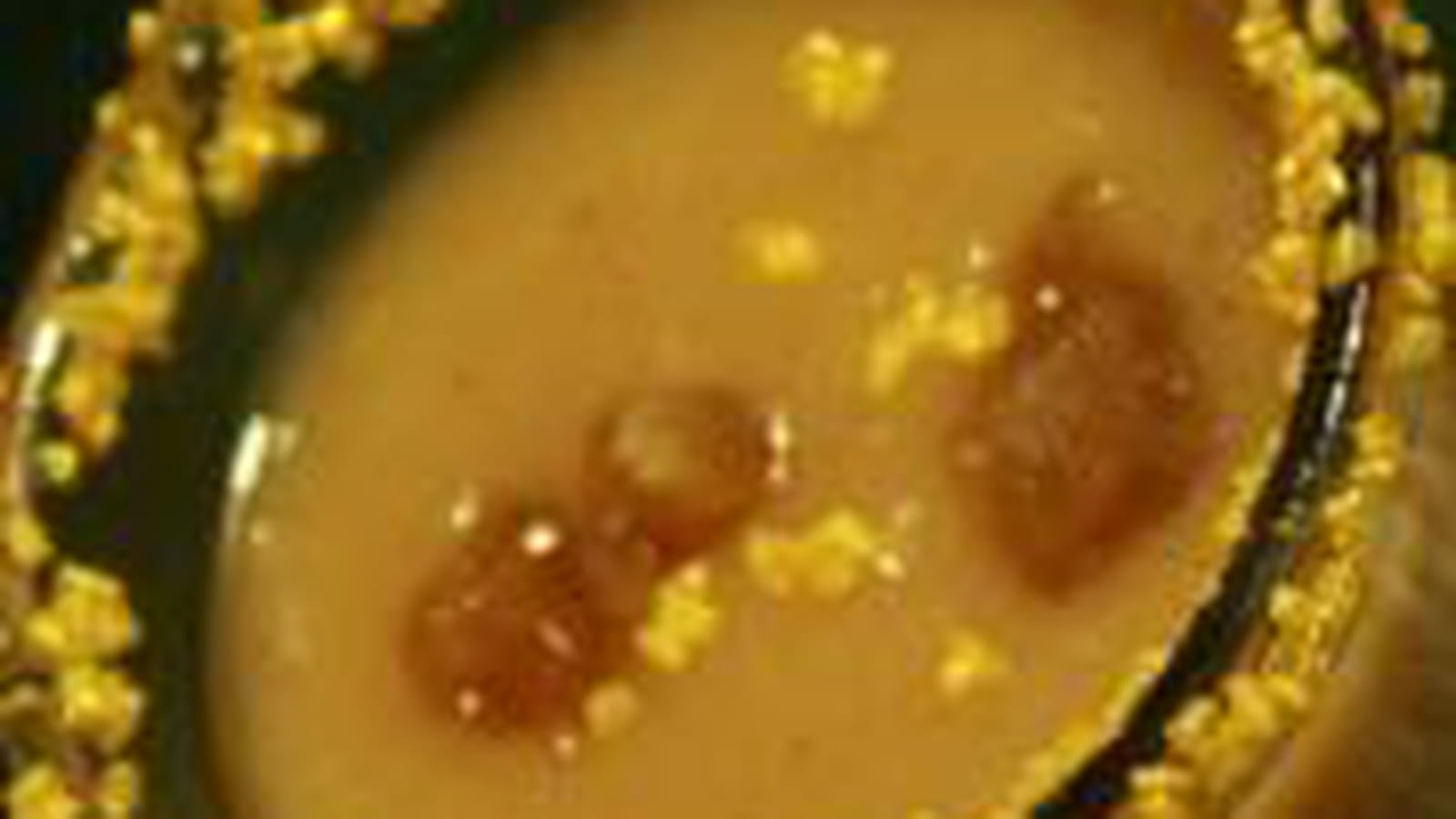 Soupe de poire à la crème de marron