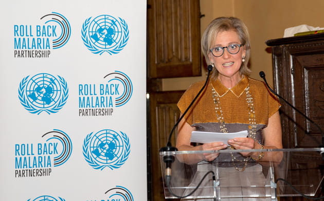 Astrid de Belgique pour le programme Roll Back Malaria