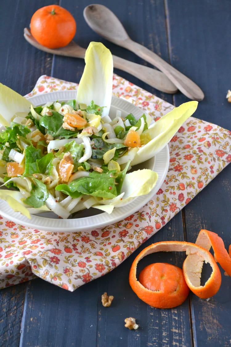 Recette de Salade d'endives à la clémentine