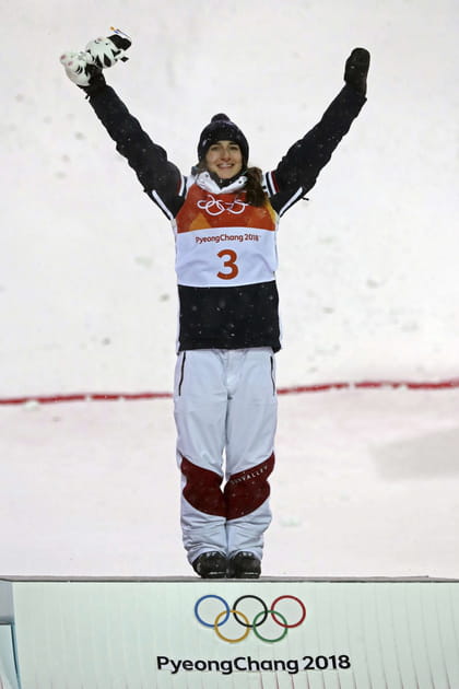 La skieuse Perrine Laffont en Cor&eacute;e du Sud en 2018