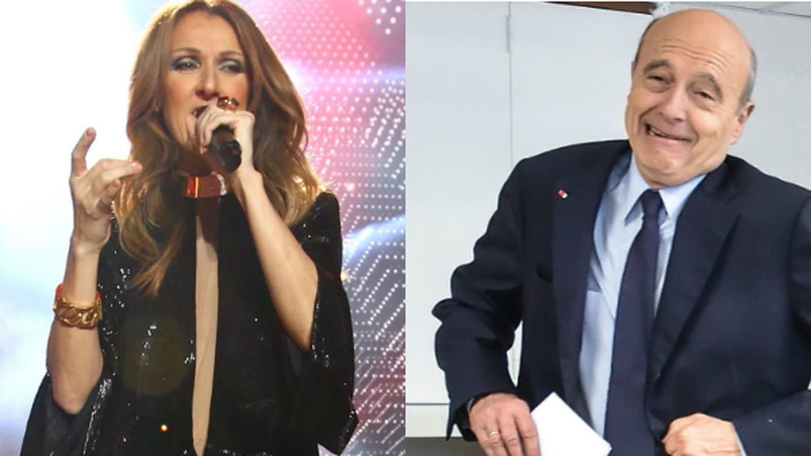 Céline Dion et Alain Juppé