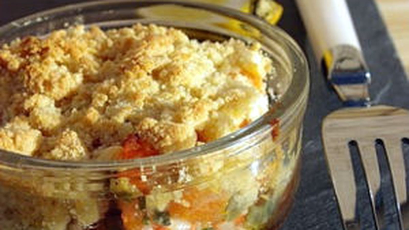 Crumble de crevettes
