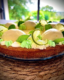 Tarte mojito sur sablé breton : Etape 8