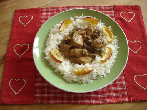 Sauté de porc aux cèpes et aux pommes