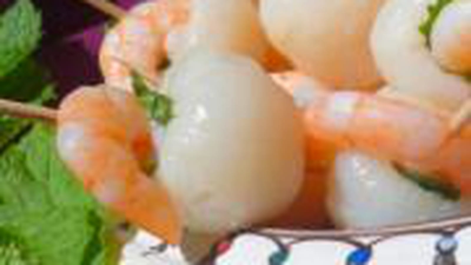 Amuse-bouches litchi-crevette