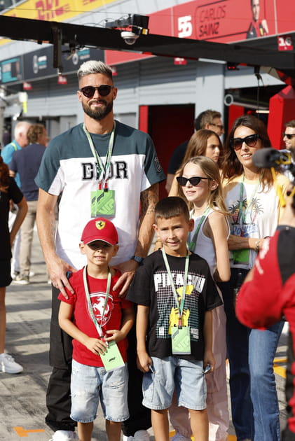 Olivier Giroud pose avec ses enfants : prénoms et âges