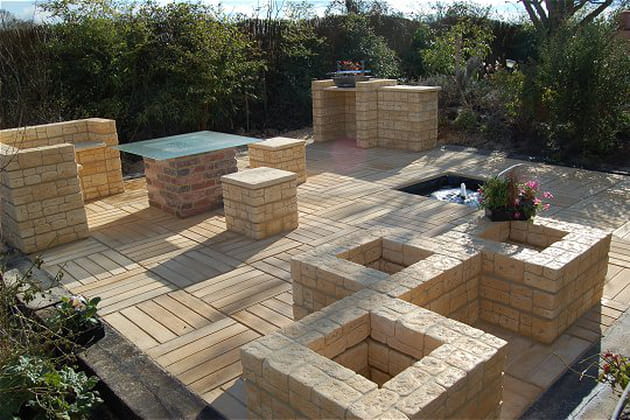 La terrasse est terminée