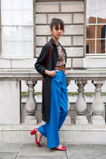 Street style &agrave; Londres : le pantalon ample