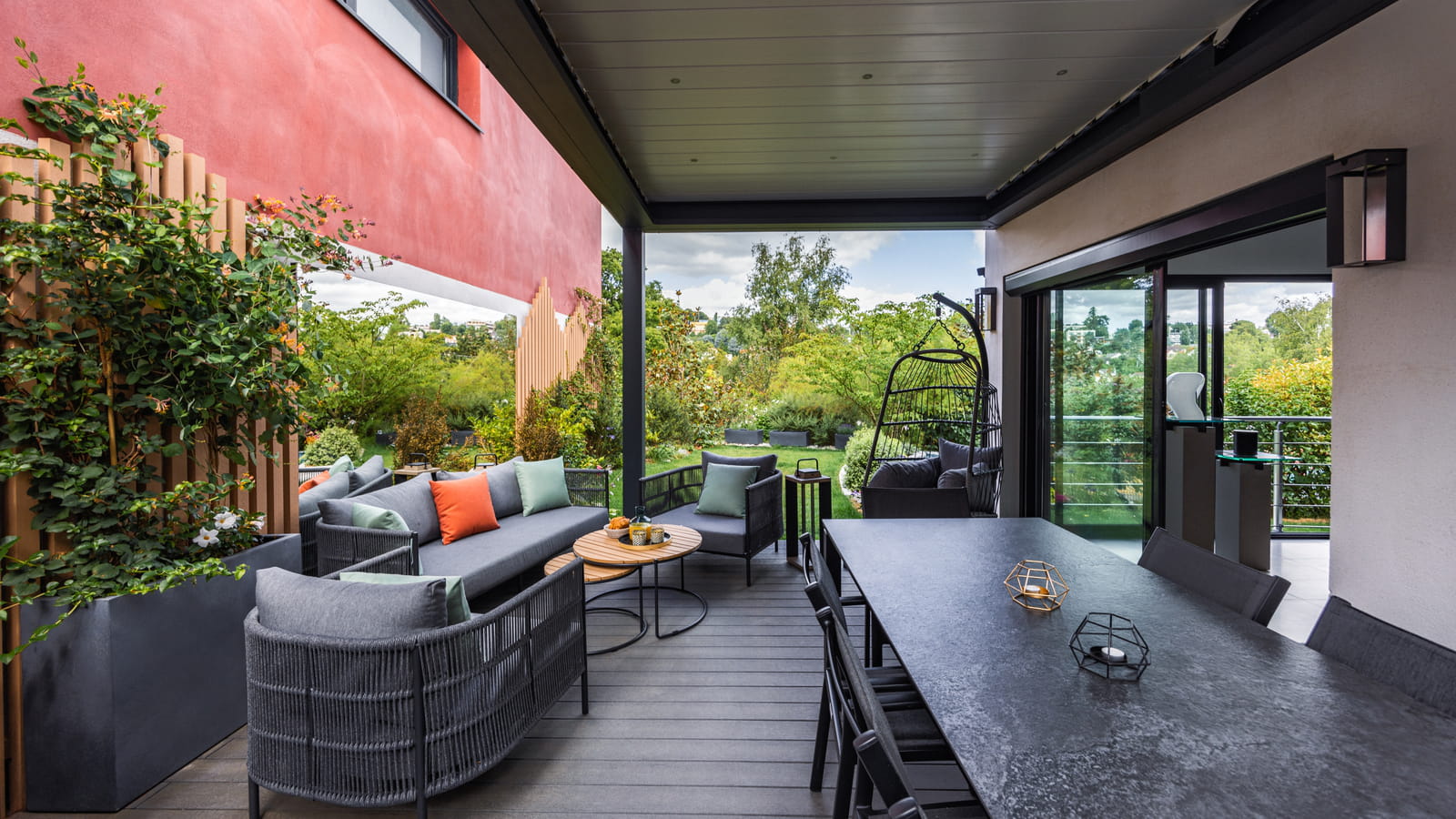 Pergola après