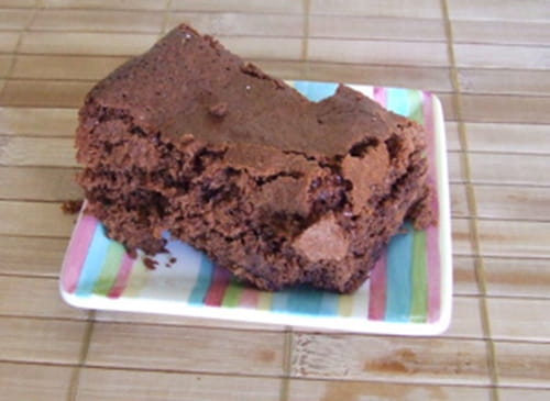 Moelleux au chocolat, coulis mangue-orange