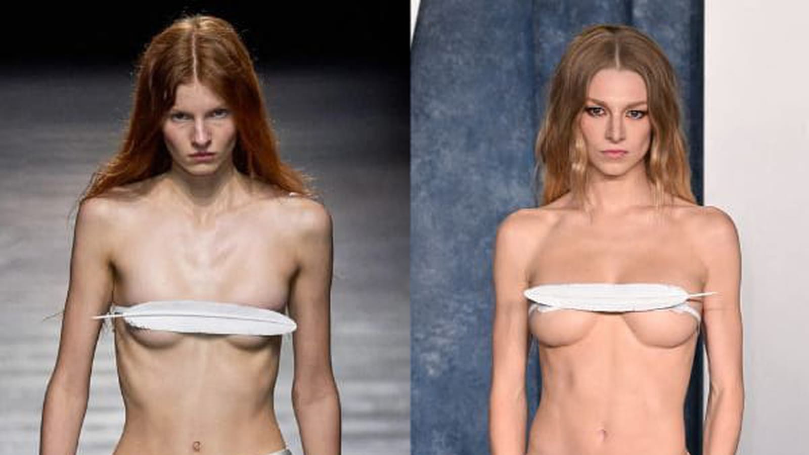 Défilé Ann Demeulemeester vs Hunter Schafer