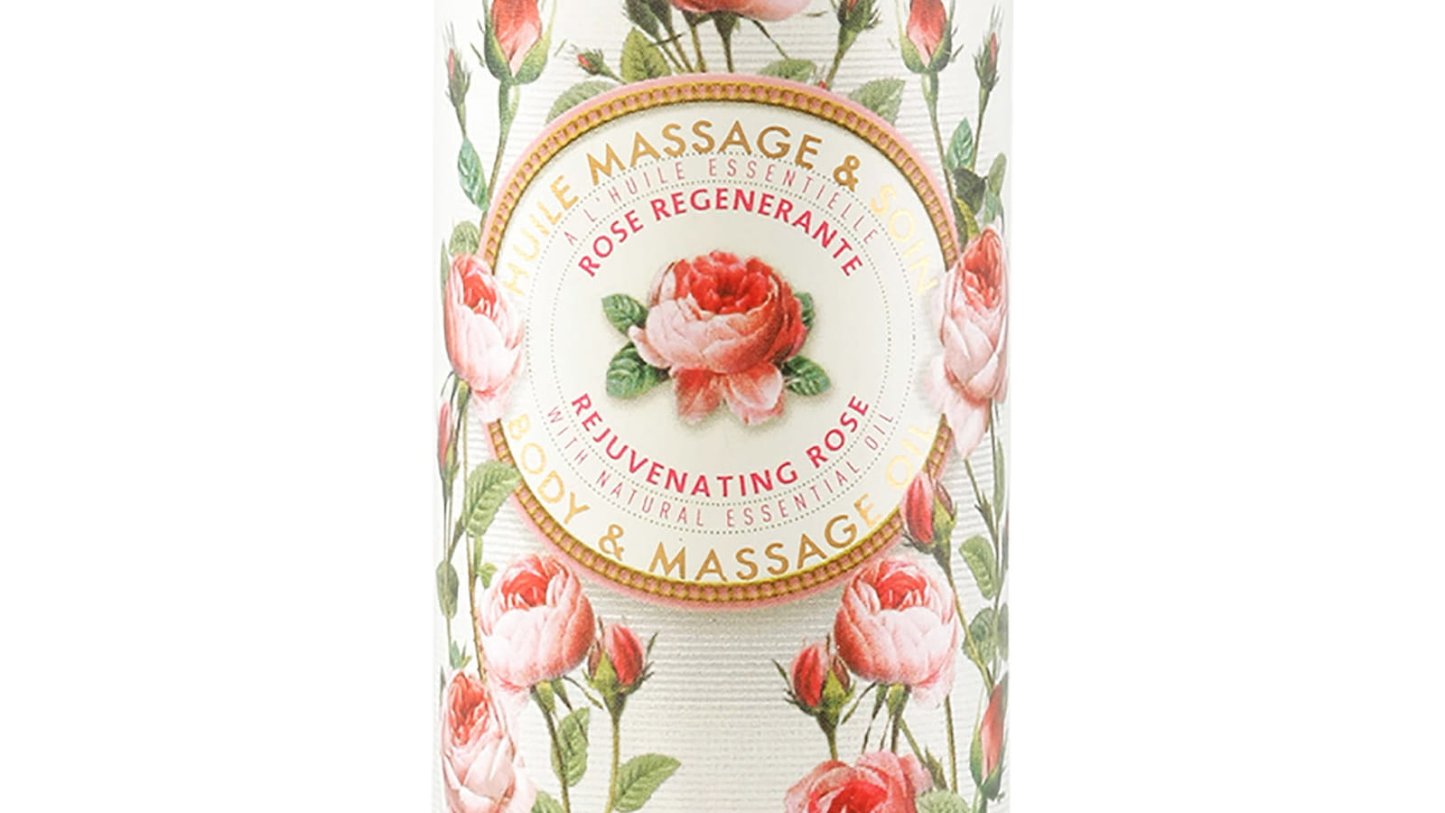 Huile de massage rose de Panier des Sens
