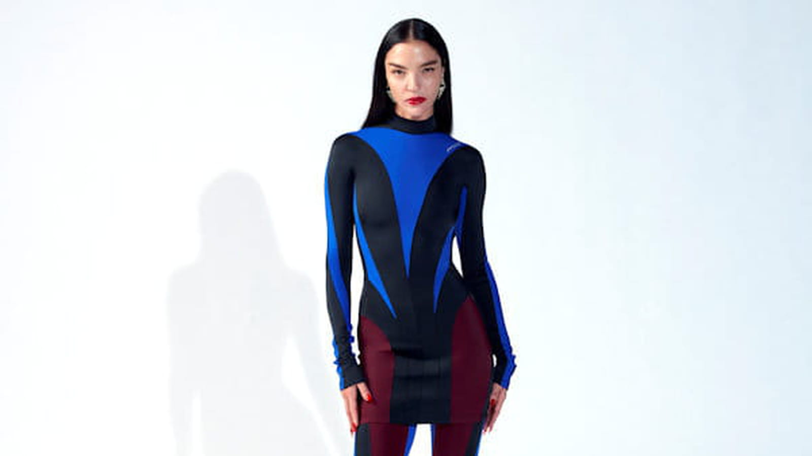 Robe et legging tricolores Mugler H&M