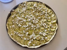 Tarte à la courgette : Etape 2