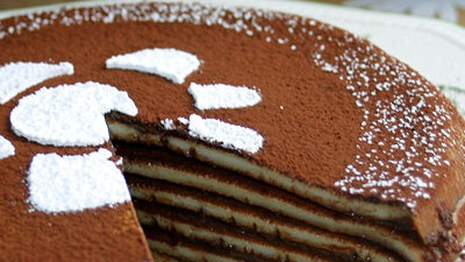 Gâteau de crêpes au chocolat