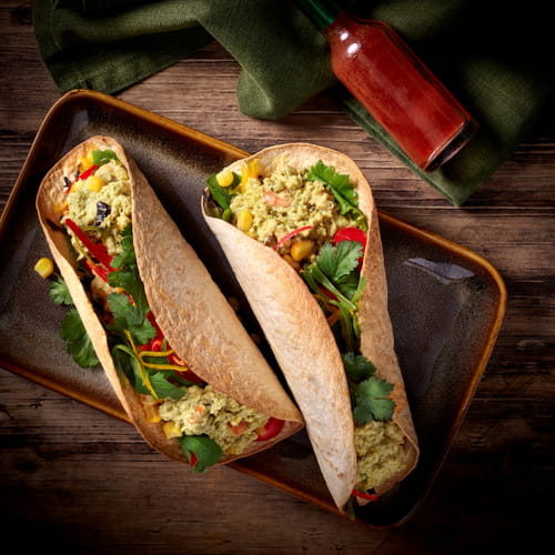 Tacos croustillants revisités tartinables crevettes façon Thaï Cap Océan