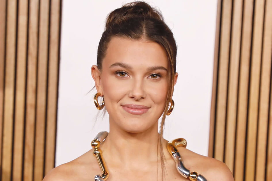 Millie Bobby Brown, solaire avec son look brun